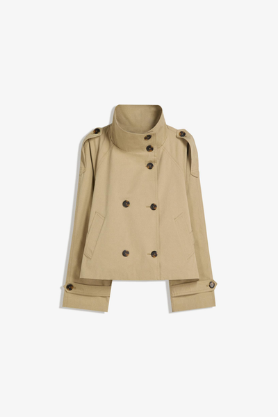 Coralia High-Neck Trenchcoat