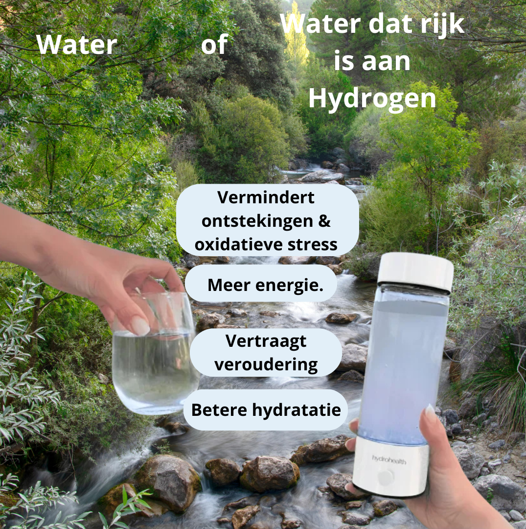 Hydrohealth™ Hydrogen Waterfles
